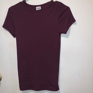 Maroon Fitted Tee